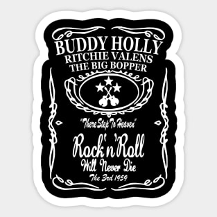 Buddy Holly Richie Valens Big Bopperhellip Sticker